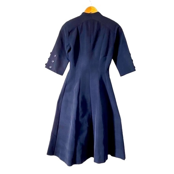 Vintage McKettrick Dress Hourglass Double Breasted 50s Day To Evening XS Small - Picture 2 of 10